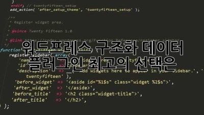 워드프레스 구조화 데이터 플러그인 최고의 선택은?